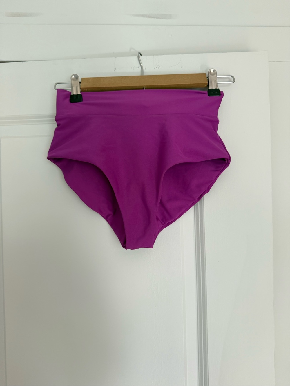 Skatie Scarlette High-Waist Bikini Bottoms - Magenta or vacay